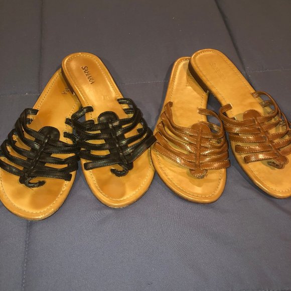 Lot of 2 pair of Sahara gladiator type sandals - Picture 1 of 2